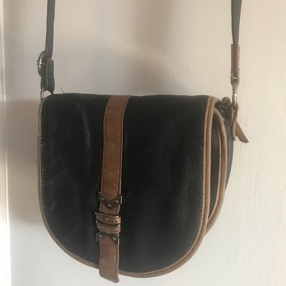 The Sak Black Leather Crossbody Purse - Picture 12 of 14